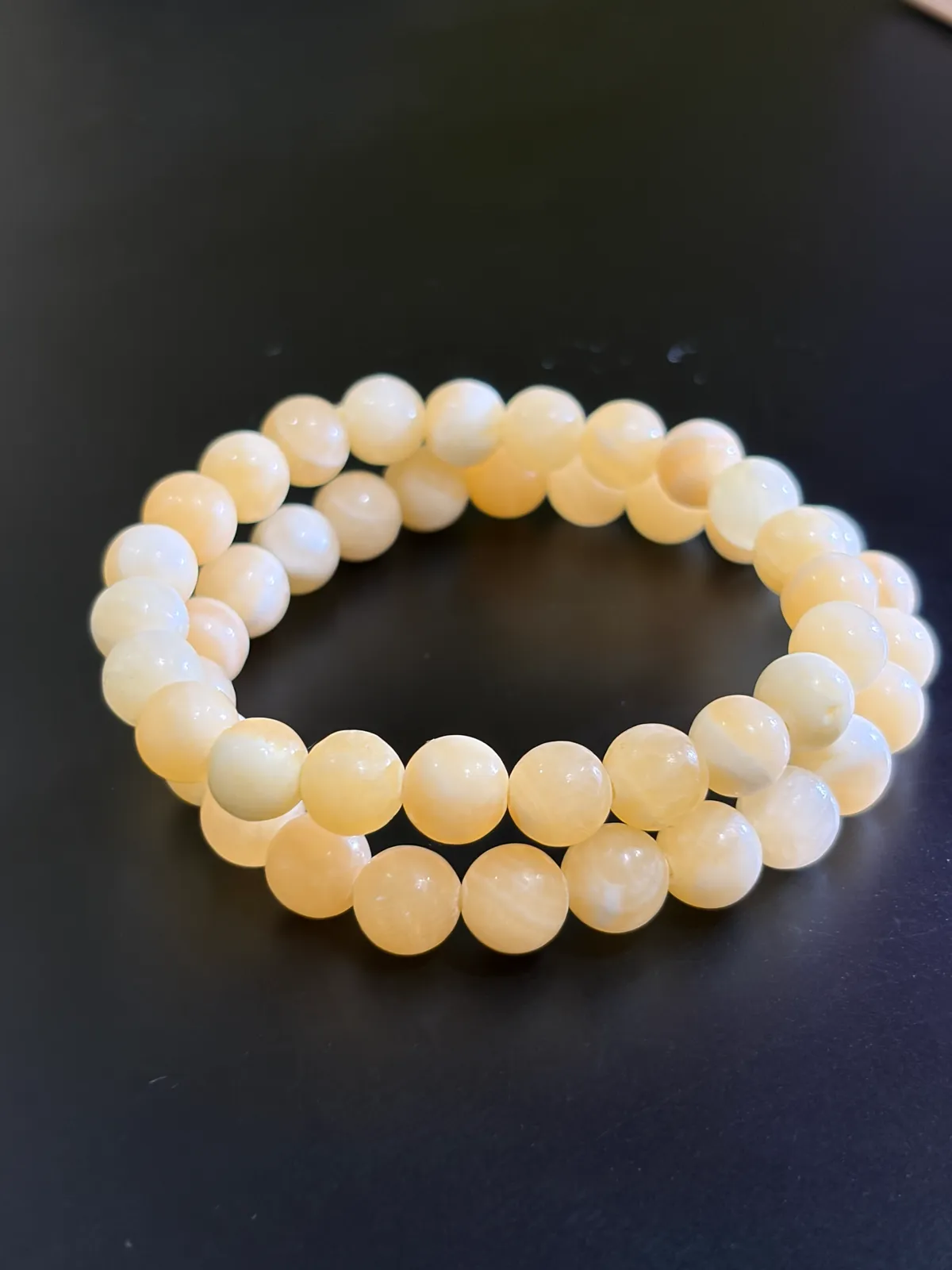 Butterscotch Calcite Golden Glow Bracelet - View 1